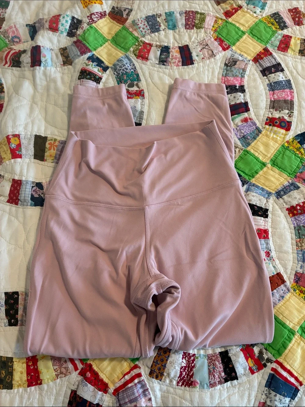 Lululemon Women’s High-Waist Leggings in Dusty Pink size 6coquette girlhoodcore